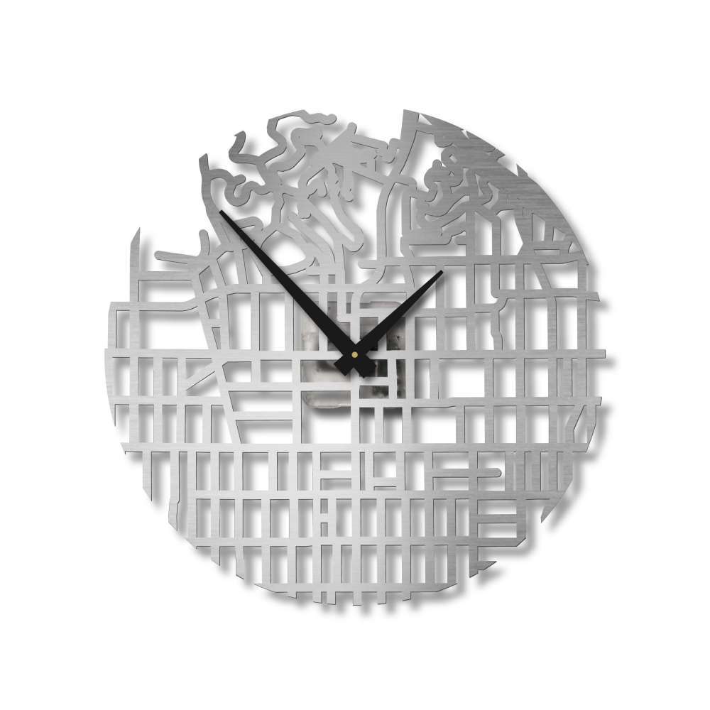 Map of Hollywood City Clock | City Clocks | Urban Story
