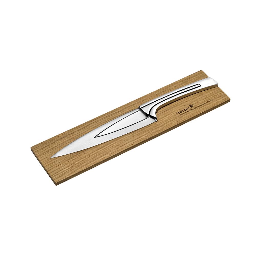 Innovative Knive Set of 2 on Medium Oak Board | Deglon