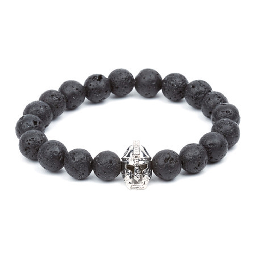 Large Lava Stone Gladiator Bracelet - Buttigo