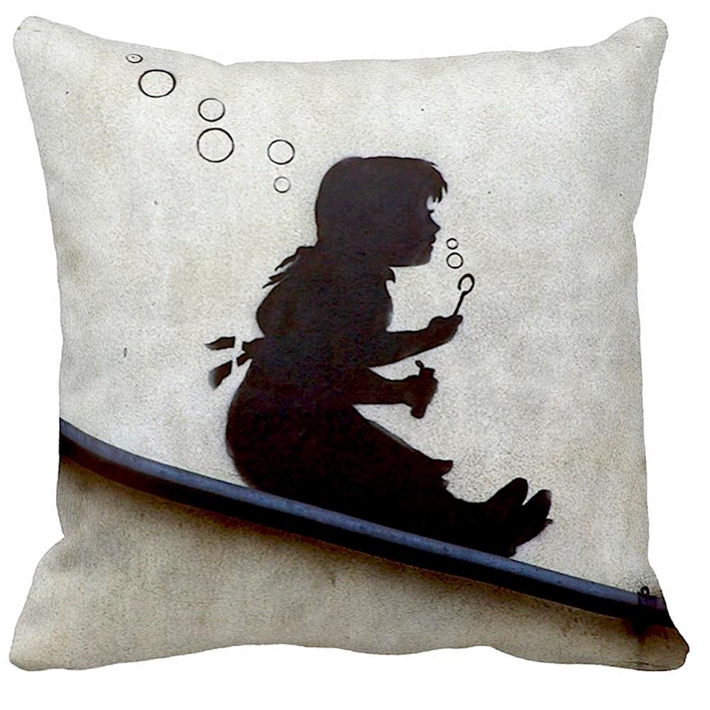 Bubble Slide Girl London | Banksy Art | iLeesh