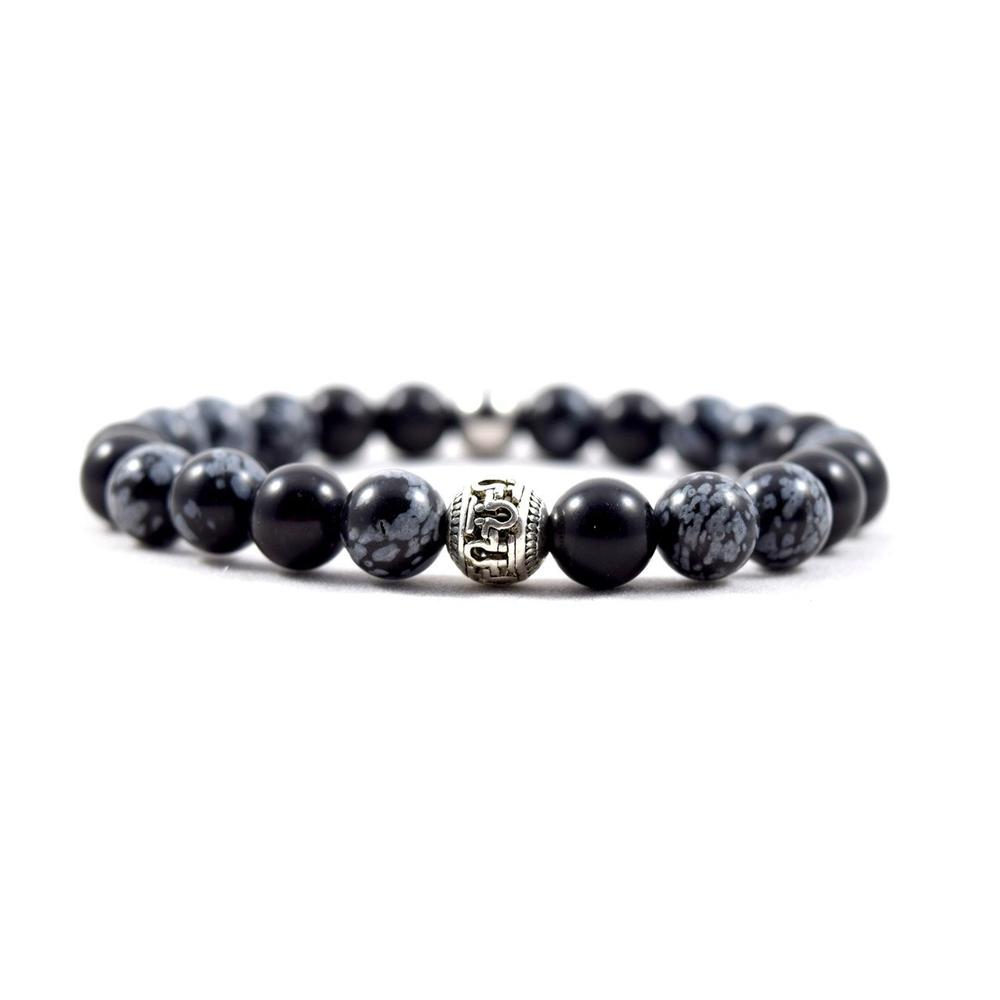 Omega Black Snow Bracelet | Executive Society